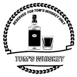 Tabblue Personalised Bluetooth Side Table With Surround Sound - Grey - Whiskey Sticker -Personalise Store bluetooth table whiskey sticker 3