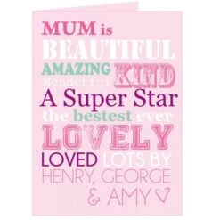 Personalised She Is... Card -Personalise Store gc00448 2