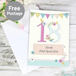 Personalise Store 30 Personalised Birthday Craft Card