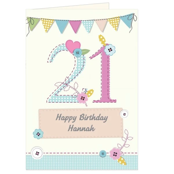 Personalised Birthday Craft Card 4 Personalised Birthday Craft Card - Image 2
