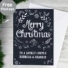 Personalised Christmas Frost Card -Personalise Store gc00518
