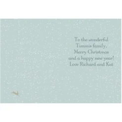 Personalised A Winter's Night Card -Personalise Store gc00519 2