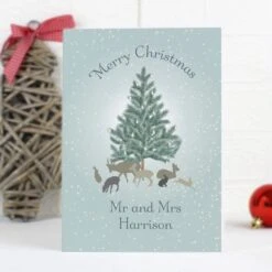 Personalised A Winter's Night Card -Personalise Store gc00519 3