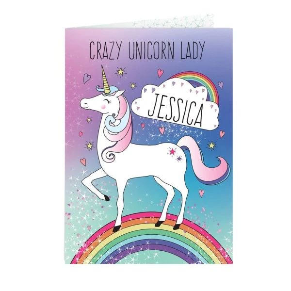Personalised Unicorn Card 4 Personalised Unicorn Card - Image 2