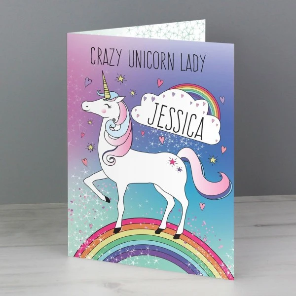 Personalised Unicorn Card 6 Personalised Unicorn Card - Image 4