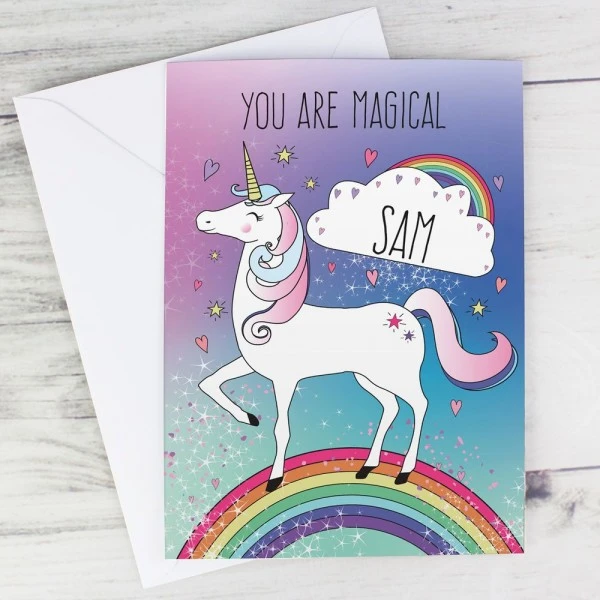 Personalised Unicorn Card 7 Personalised Unicorn Card - Image 5