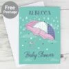 Personalised Baby Shower Umbrella Card 1 Personalised Baby Shower Umbrella Card -Personalise Store gc00534