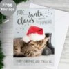 Personalised Rachael Hale Santa Claws Christmas Cat Card 2 Personalised Rachael Hale Santa Claws Christmas Cat Card -Personalise Store gc00556