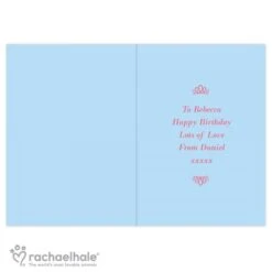 Personalised Rachael Hale Fabulous Birthday Card 13 Personalised Rachael Hale Fabulous Birthday Card -Personalise Store gc00559 2