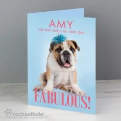 Personalised Rachael Hale Fabulous Birthday Card 14 Personalised Rachael Hale Fabulous Birthday Card -Personalise Store gc00559 3