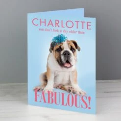 Personalised Rachael Hale Fabulous Birthday Card 17 Personalised Rachael Hale Fabulous Birthday Card -Personalise Store gc00559 6