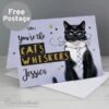 Personalised Rachael Hale You're The Cats Whiskers Card 2 Personalised Rachael Hale You're The Cats Whiskers Card -Personalise Store gc00569