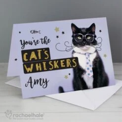 Personalised Rachael Hale You're The Cats Whiskers Card 13 Personalised Rachael Hale You're The Cats Whiskers Card -Personalise Store gc00569 4