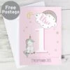 Personalised Baby Unicorn Birthday Age Card
