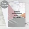 Personalised Geometric Card -Personalise Store gc00599