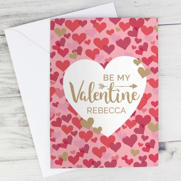 Personalised Valentine's Day Confetti Hearts Card 6 Personalised Valentine's Day Confetti Hearts Card - Image 4