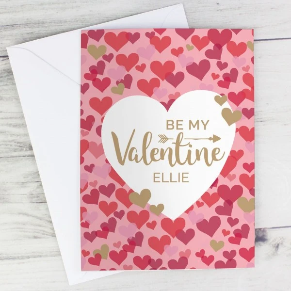 Personalised Valentine's Day Confetti Hearts Card 7 Personalised Valentine's Day Confetti Hearts Card - Image 5