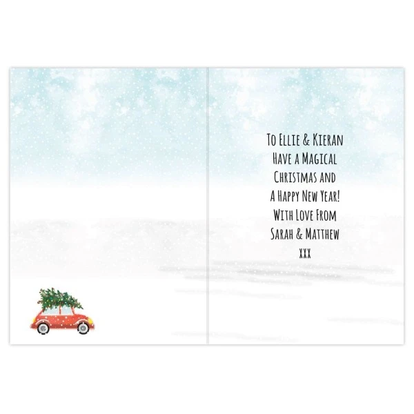 Personalised "Driving Home For Christmas'" Card 7 Personalised "Driving Home For Christmas'" Card - Image 5