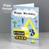 Personalised Digger Birthday Card 2 Personalised Digger Birthday Card -Personalise Store gc00631