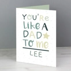 Personalised "You're Like A Dad To Me" Card -Personalise Store gc00636 4
