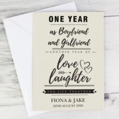 Personalised Anniversary Card -Personalise Store gc00648 4