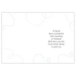 Personalised Bon Voyage Card 11 Personalised Bon Voyage Card -Personalise Store gc00668 2