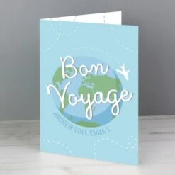 Personalised Bon Voyage Card 14 Personalised Bon Voyage Card -Personalise Store gc00668 5