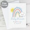 Personalised Baby Shower And New Baby Card