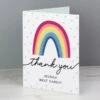 Personalised Rainbow Thank You Card 2 Personalised Rainbow Thank You Card -Personalise Store gc00670
