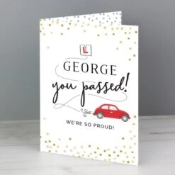 Personalised Passed Driving Test Card -Personalise Store gc00671 3