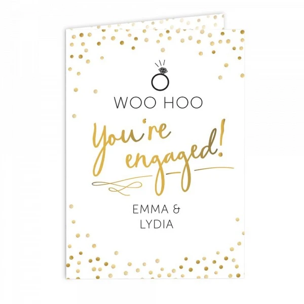 Personalised Engagement Card 4 Personalised Engagement Card - Image 2