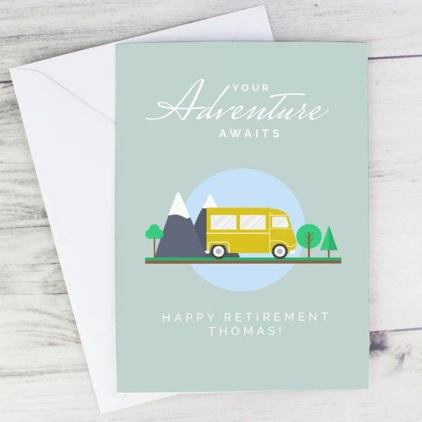 Personalised Leaving Retirement Adventure Card 7 Personalised Leaving Retirement Adventure Card - Image 5