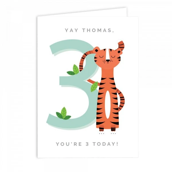 Personalised Animal Birthday Card 4 Personalised Animal Birthday Card - Image 2