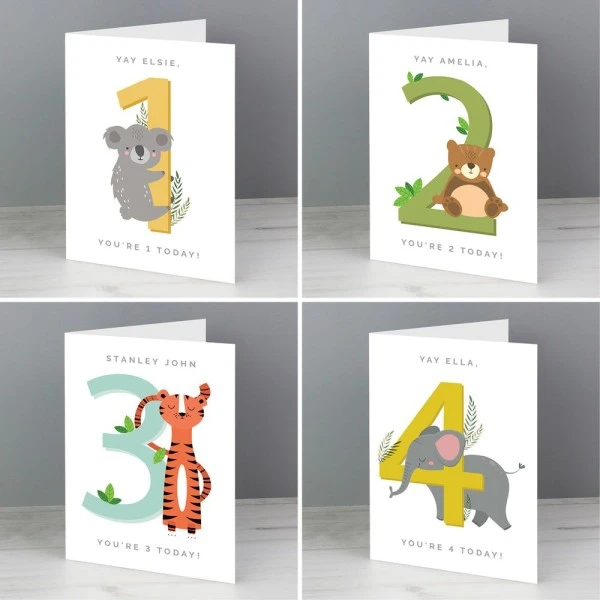 Personalised Animal Birthday Card 6 Personalised Animal Birthday Card - Image 4