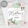 Personalised Happy Mothers Day Abstract Rose Card 2 Personalised Happy Mothers Day Abstract Rose Card -Personalise Store gc00689