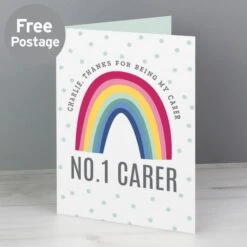 Personalise Store 34 Personalised Rainbow Card