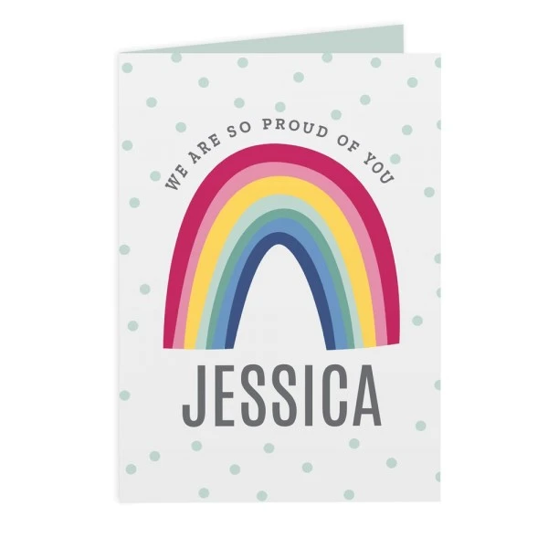 Personalised Rainbow Card 4 Personalised Rainbow Card - Image 2