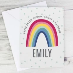 Personalised Rainbow Card 12 Personalised Rainbow Card -Personalise Store gc00718 4
