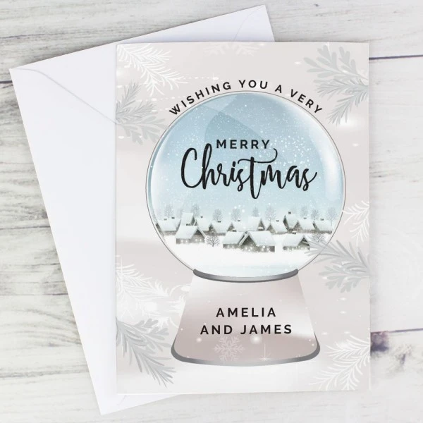 Personalised Christmas Snow Globe Card 8 Personalised Christmas Snow Globe Card - Image 6