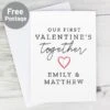 Personalised Our 1st Valentine's Day Card 1 Personalised Our 1st Valentine's Day Card -Personalise Store gc00726