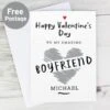 Personalised Happy Valentine's Day Card -Personalise Store gc00737