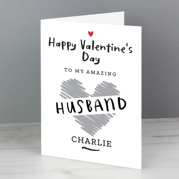 Personalised Happy Valentine's Day Card 6 Personalised Happy Valentine's Day Card - Image 4