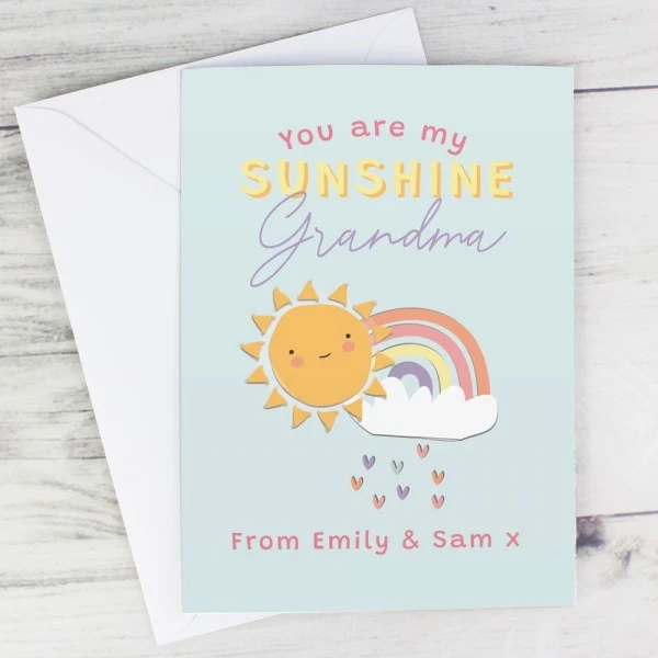 Personalised You Are My Sunshine Card 7 Personalised You Are My Sunshine Card - Image 5