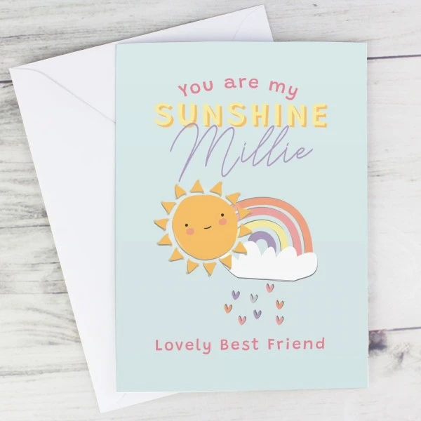 Personalised You Are My Sunshine Card 9 Personalised You Are My Sunshine Card - Image 7