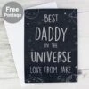 Personalised Best... In The Universe Card -Personalise Store gc00788