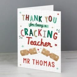 Personalised Cracking Teacher Card 9 Personalised Cracking Teacher Card -Personalise Store gc00803 2
