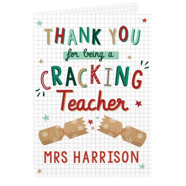 Personalised Cracking Teacher Card 6 Personalised Cracking Teacher Card - Image 4