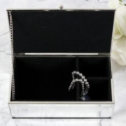 Personalised Any Message Mirrored Jewellery Box -Personalise Store p0102e17 6