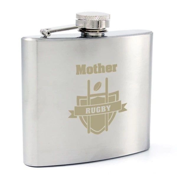 Personalised Rugby Hip Flask 9 Personalised Rugby Hip Flask - Image 7