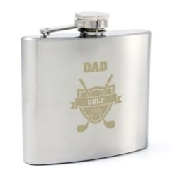 Personalised Golf Hip Flask -Personalise Store p0102t14 4